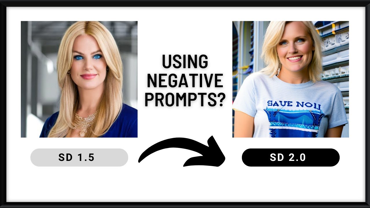 Using Negative Prompts with the NEW Stable Diffusion 2.0! | Google Colab | Demonstration