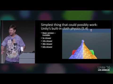 Unite 2016 - GPU Accelerated High Resolution Cloth Simulation