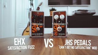 Video thumbnail for Electro Harmonix Satisfaction Fuzz VS JHS Pedals "Can't Get No" Satisfaction mod (comparison) by Living Room GD