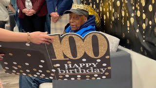 ‘Keep going and going': Celebration honors 100-year-old volunteer