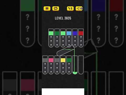 water sort puzzle level 3835
