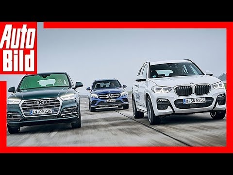 BMW X3 vs Audi Q5 & Mercedes GLC (2017) - New X3 in first comparison Review/Details
