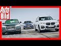 BMW X3 Vs Audi Q5 Mercedes GLC 2017 New X3 In First Comparison Review Details