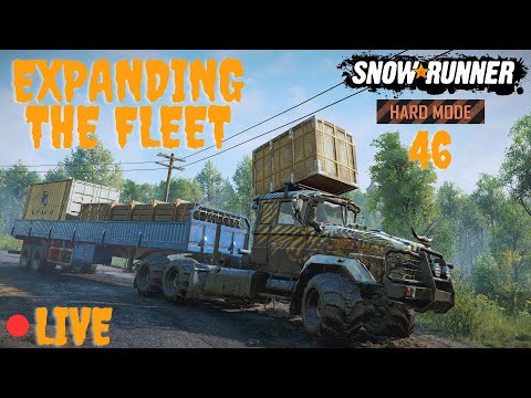 SnowRunner Hard Mode LIVE! Let's Open The Gateway And Get The DAN! Episode 46