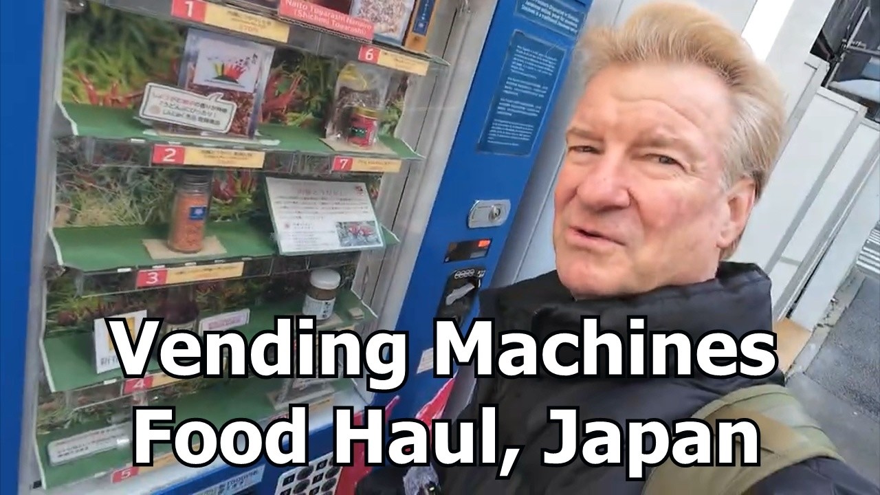 VENDING MACHINES Food Adventure, Japan ~ Eric Meal Time #1077