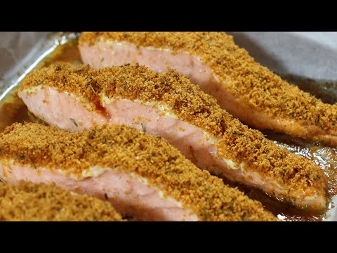 CRUMB TOPPED SALMON |  EASIEST BAKED SALMON