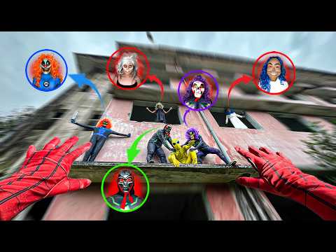 5 Bros Spider-Man Vs Serbian Dancing Lady | The Blood Amulet Curse (Action POV)