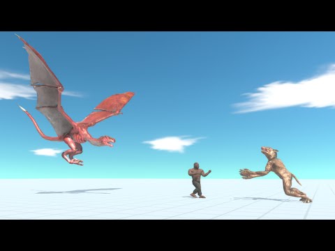 WYVERN & WEREWOLF vs EVERY UNIT - Animal Revolt Battle Simulator