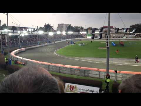 GKS Wybrzeże vs GKM Grudziądz 59:31 - 22.09.2013 (fragment + oprawa)