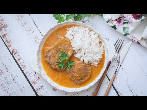 Lengua de ternera en salsa