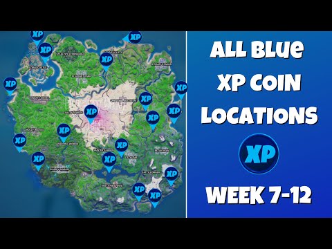 All Blue XP Coins Locations in Fortnite Season 5 Chapter 2! (Week 7-12)