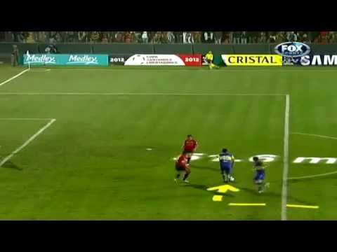 Unión Española 2 - 3 Boca Juniors Copa Libertadores 2012