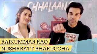 Rajkummar Rao & Nushrratt Bharuccha interview with Rajeev Masand | Chhalaang