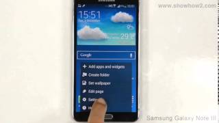 Samsung Galaxy Note 3 - How To Unlock Screen With Pattern