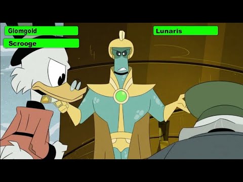 DuckTales (2017) Scrooge & Glomgold vs. Lunaris with Healthbars