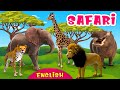 Safari Animals For Kids Giraffe Sounds Elephant Noise