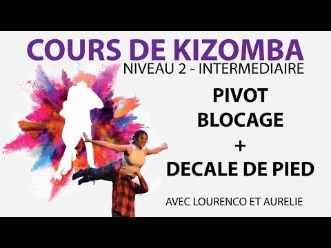 KIZOMBA LESSON Video 43 of 64 - ⭐️⭐️⭐️⭐️⭐️ - PIVOT BLOCK + FOOT SHIFTER