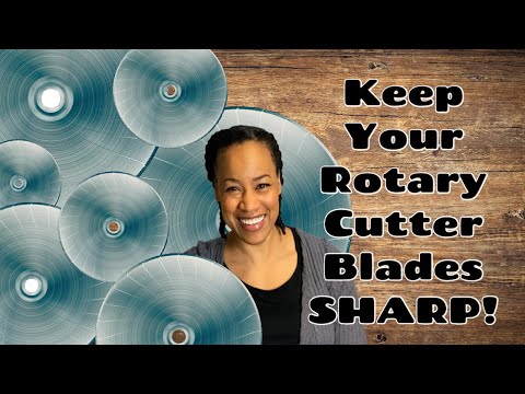 Sharpen Rotary Blade - Rotary Cutter Blades Sharpener Tutorial - Ellie and Mac