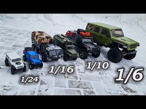 RC новичок №20 ... Какой масштаб машины выбрать?