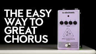 Video thumbnail for TC Electronic 3RD Dimension - one of the best chorus your money can buy by We As A Company