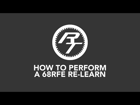 HOW TO PERFORM A 68RFE RE-LEARN