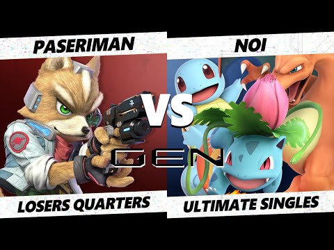 Gen 1.1 Top 8 - Paseriman (Fox, Diddy Kong) Vs. Noi (Pokemon Trainer, Olimar) Smash Ultimate - SSBU