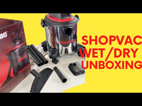 Shop Vac Unboxing