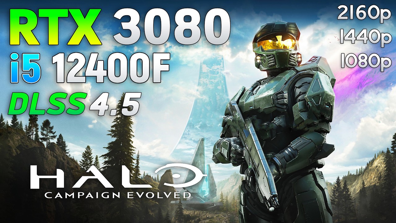 Halo Campaign Evolved : RTX 3080 + i5 12400F | 1080p | 1440p | 4K