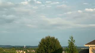 Frederick Md.  8/24/25 6:06-7:30PM in 21 seconds (time lapse)