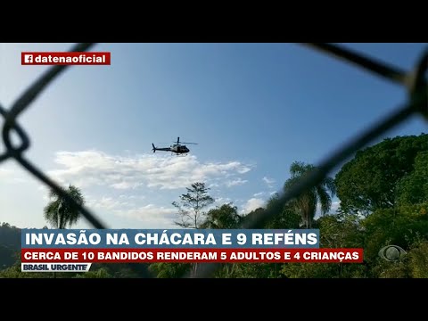 Assalto na chácara em Juquitiba : 9 reféns entre elas 4 crianças