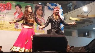 खेसारी लाल यादव और अंजना सिंह का 2018 का पहला होली सांग रिकॉर्डिंग डांस - भतार अइन्हे  होली के बाद