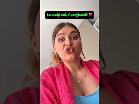 I-am dat cadoul Georgianei!😜🩷😭 M-am emoționat!