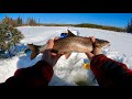 Video Thumbnail for ice fishing my favourite lake