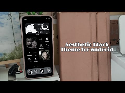 iOS16 on Realme c11 2021 - Cute Dark kpop theme - How to have an aesthetic phone (BlackPink theme)