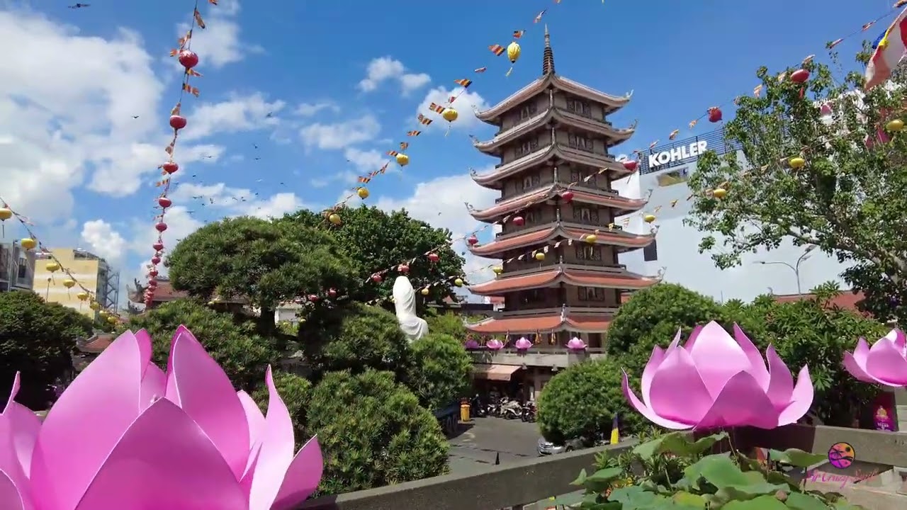 Embark on an enlightening walking tour of the serene Vinh Nghiem Pagoda, a treasure trove of cultural and spiritual heritage.