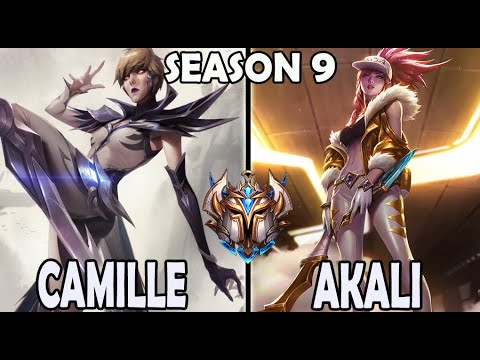 Camille vs Akali TOP Rank #10 Challenger EUW