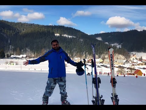 Kapil on the Czech winter trip!