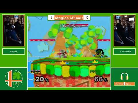 [Melee Singles LF] Slayer(Falcon) vs 100 Grand(Marth) [4 Stock Clover  VII]