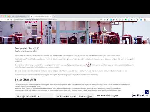 TYPO3 9 für Redakteure - 15  Allgemeine Eingabefelder in Inhaltselementen