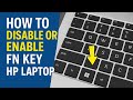 How To Disable Or Enable Fn Key On Hp Laptop Windows