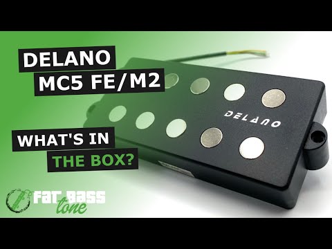 Delano MC5 FE/M2 5 String MusicMan® Bass Pickup: What’s In The Box (A Close-Up Look)