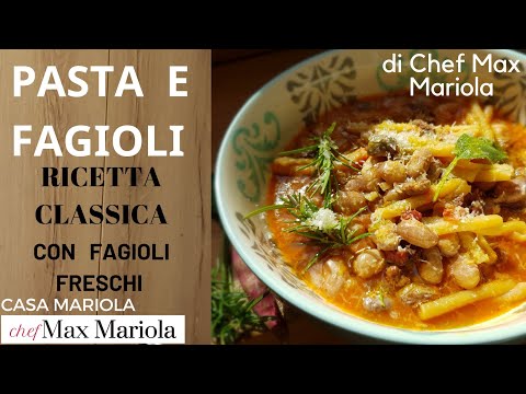 PASTA E FAGIOLI #ricetta #facile di #ChefMaxMariola