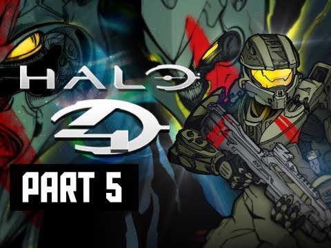 Halo 4 Walkthrough - Part 5 Campaign Beam Control XBOX 360 Let's Play Gameplay Commentary