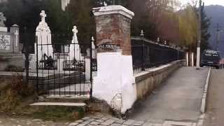 preview picture of video 'Pensiunea Simina Rasinari intrare prin cimitir'