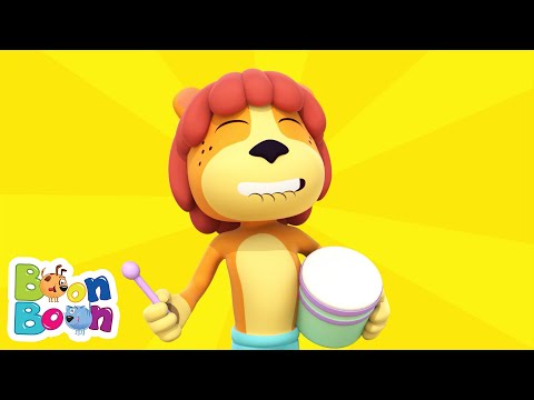 Leul Puf - Cântece cu animale pentru copii | Cântece BoonBoon