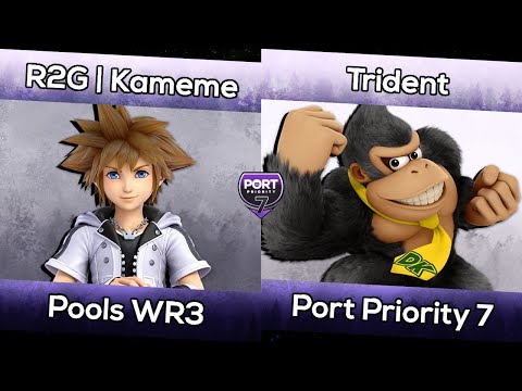 R2G | Kameme (Rosalina & Luma, Sora) vs Trident (Simon, Donkey Kong) - Port Priority 7 Pools WR3