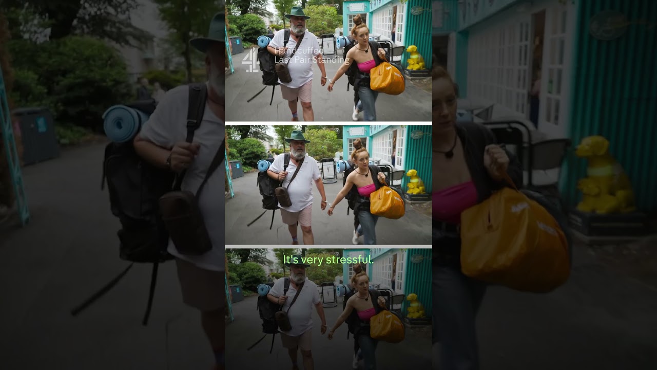 With £100k at stake, this handcuffed pair need all the luck they can get #Handcuffed