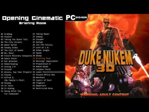 Duke Nukem 3D: Megaton Edition OST - Opening Cutscene - Track 31 "Briefing Room"