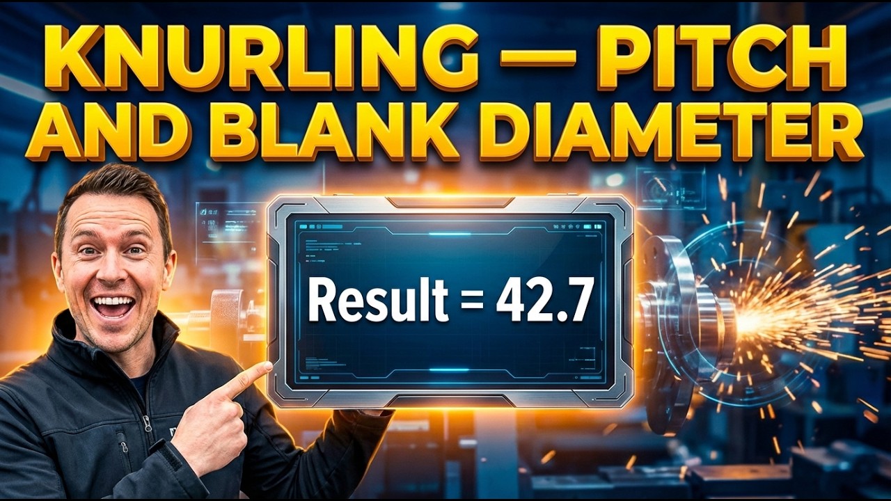 Knurling Calculator — Pitch and Blank Diameter