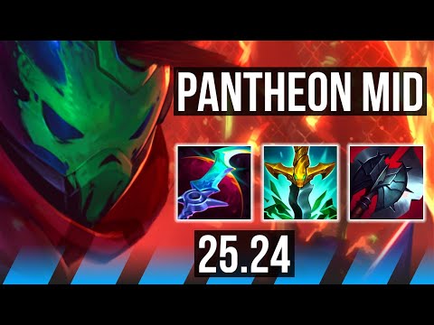 PANTHEON vs YASUO (MID) | KR Diamond | 25.24